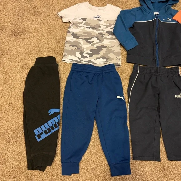Puma Boys Bundle Matching Jogger/Sweat Sets Size 4T - Picture 4 of 7